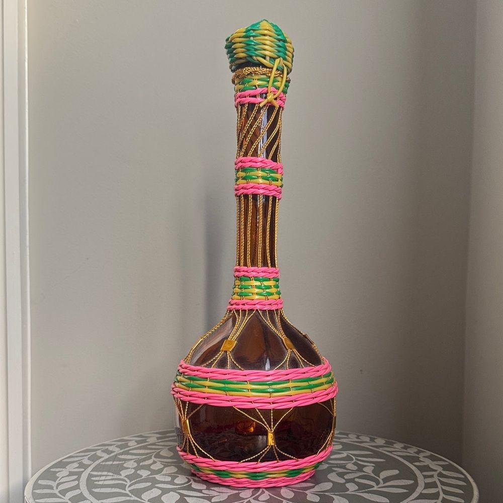 Vintage Scoubidou Bottle
